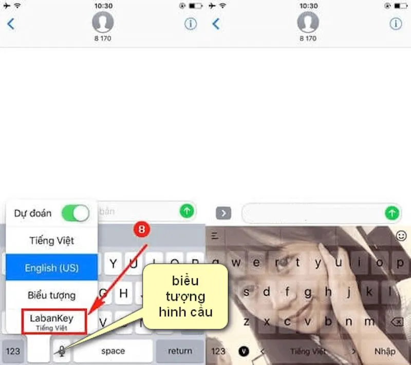 Cách làm hình trên bàn phím iPhone cực đơn giản