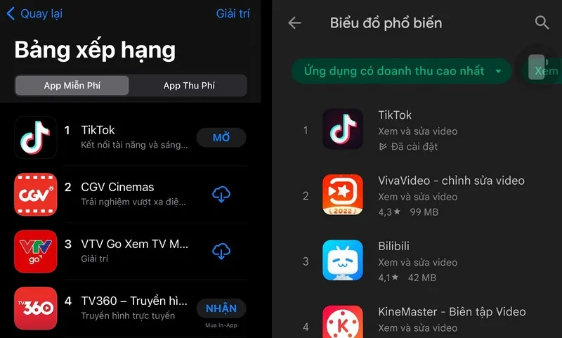 tiktok la ung dung dang hot nhat hien nay