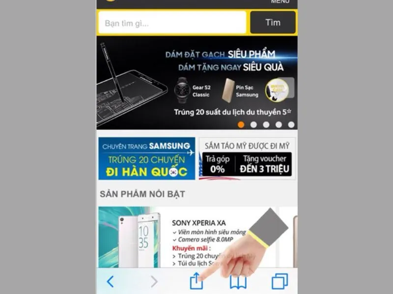 Cách lưu trang web đã đọc trên iPhone Truy cập trang web