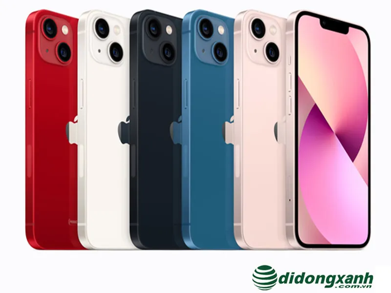 iPhone 13 với nhiều phiên bản bộ nhớ khác nhau được cung cấp tại Di Động Xanh