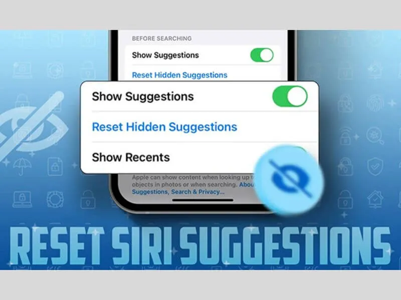 cach reset goi y siri bi an tren iphone
