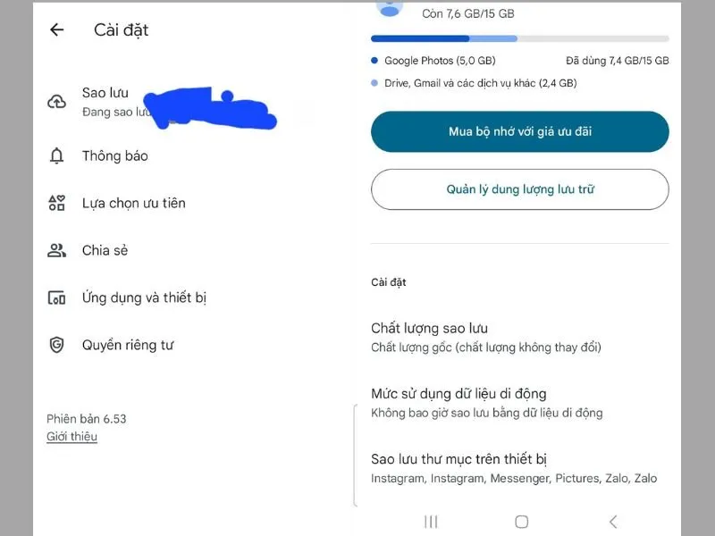 Cách tắt đồng bộ ảnh google photos tự động nhanh chóng