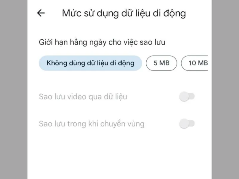 Cách tắt đồng bộ ảnh google photos tự động nhanh