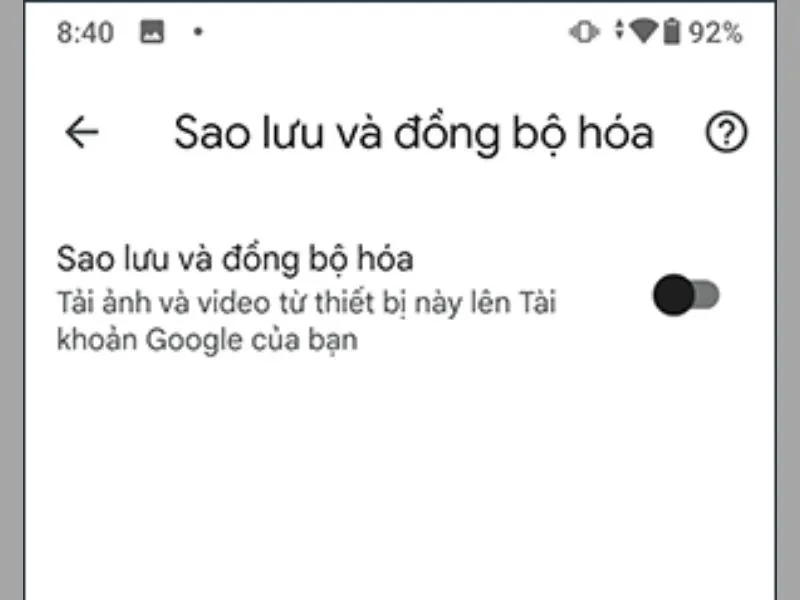 Cách tắt đồng bộ ảnh google photos tự động chi tiết