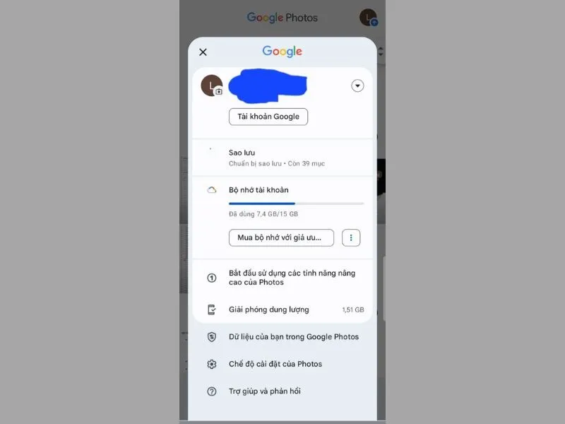 cách tắt đồng bộ ảnh google photos tự động