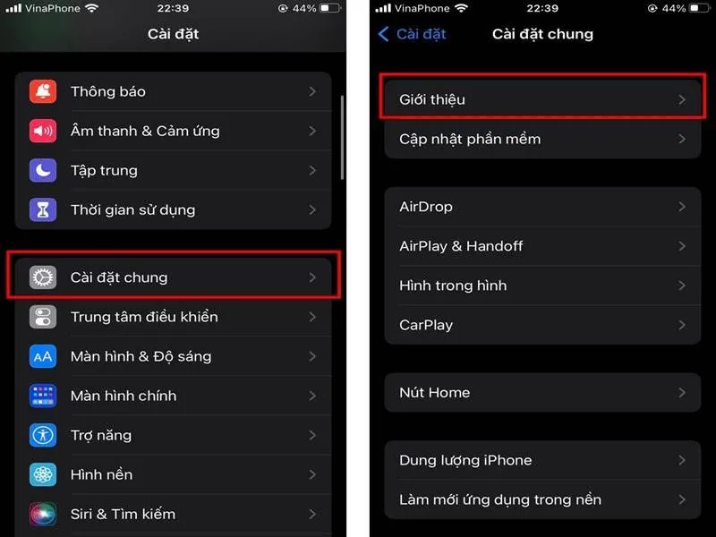 Các bước kiểm tra phiên bản iOS