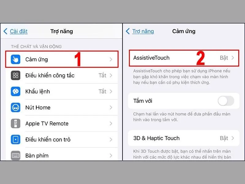 Chuyển Assistivetouch từ chế độ Bật thành Tắt là có thể xóa thành công nút home ảo