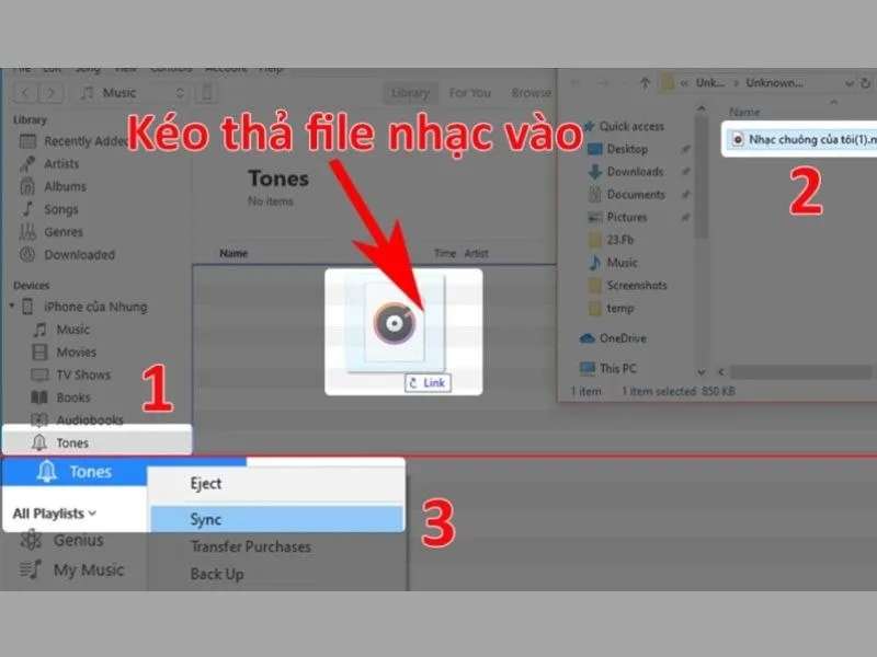 Hoàn thành Cài nhạc chuông cho iPhone bằng Zing MP3g