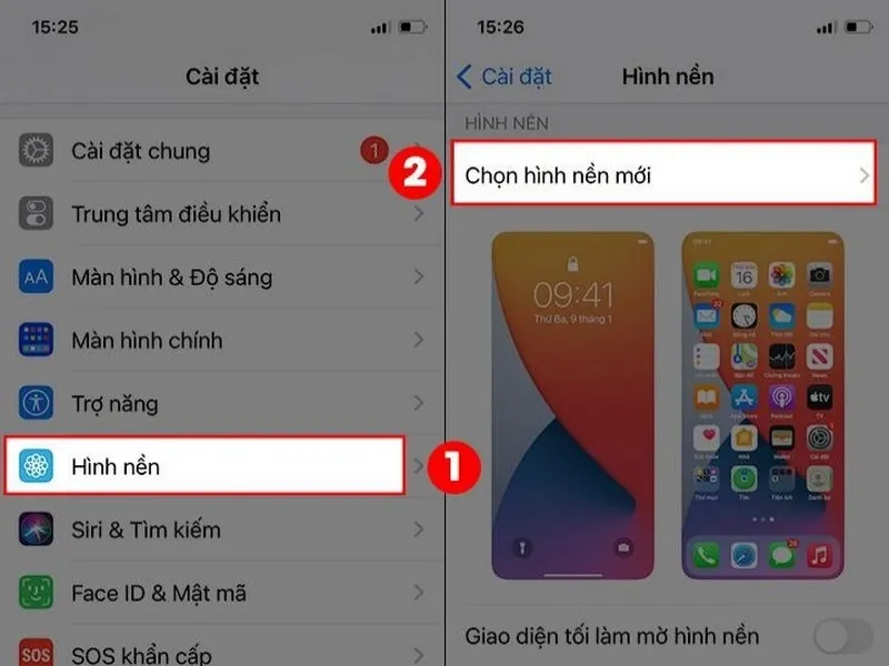 thuc hien cai video lam hinh nen cho iphone