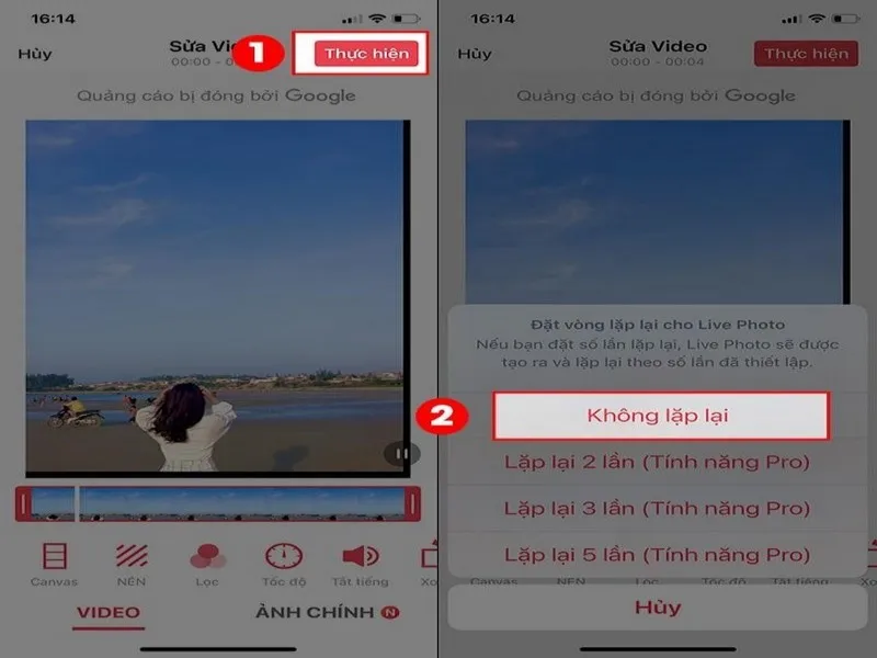 chon vao tinh nang khong lap lai