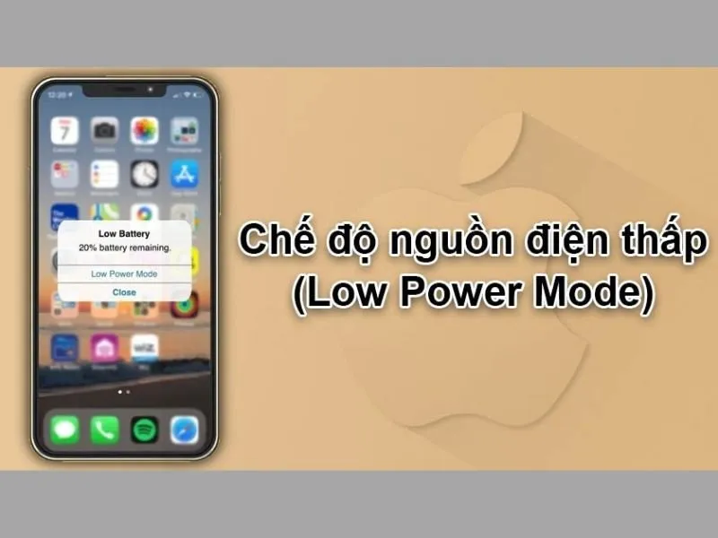that do nguon thap tren iphone la gi