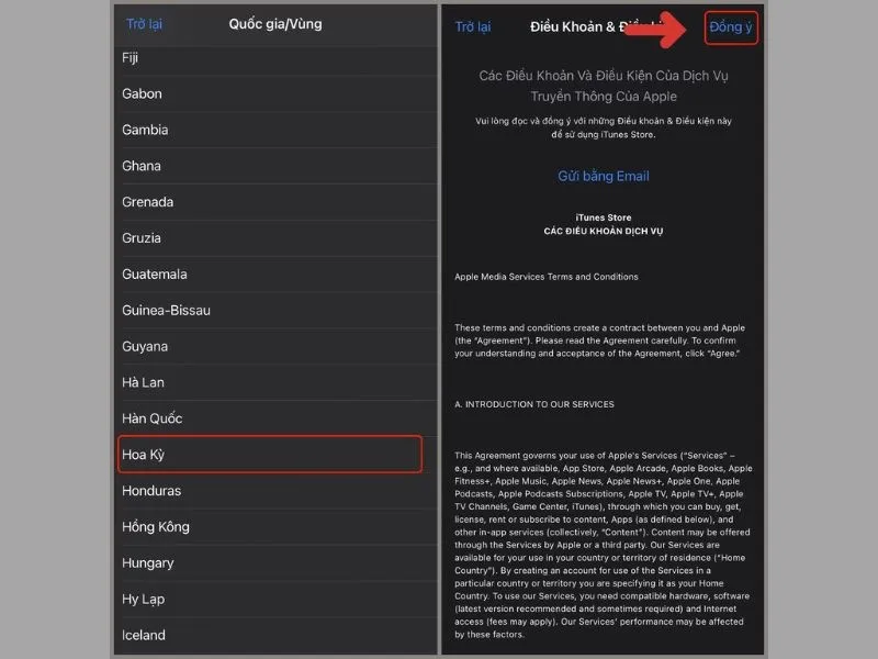 Chuyển vùng trên iPhone từ Việt Nam sang Hoa Kỳ