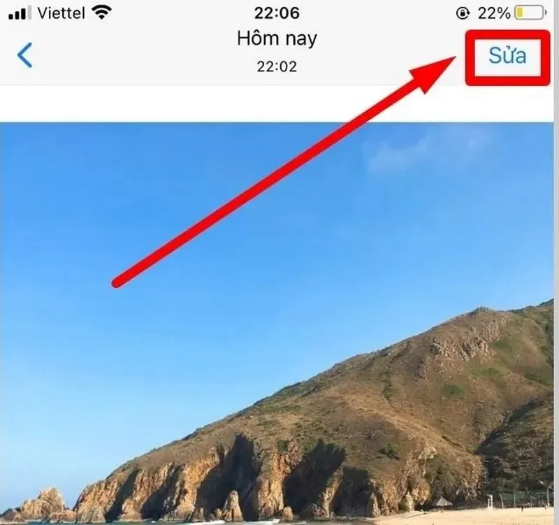 Hình ảnh có bầu trời trên iPhone
