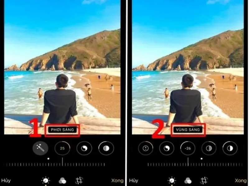 Công thức chỉnh ảnh bầu trời trên iPhone