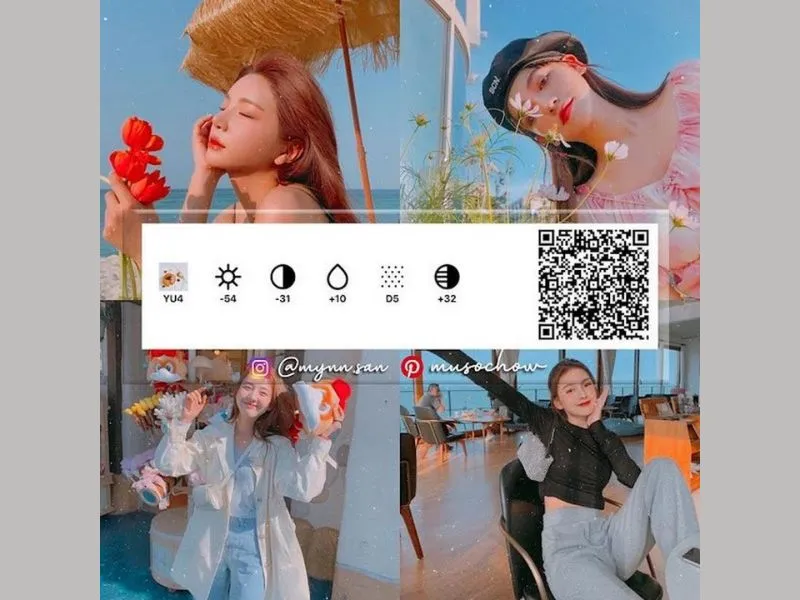 Công thức chỉnh màu trên iPhone tươi mới trên mỗi bức hình