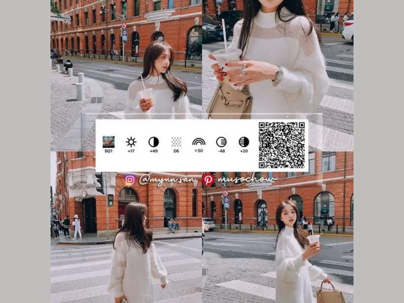Công thức chỉnh ảnh chân dung trên iPhone ngoài trời xu hướng của Hàn Quốc
