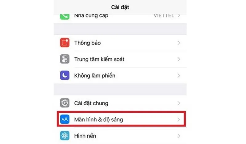 Hạn chế tình trạng iPhone tự tắt màn hình