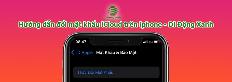 huong dan doi mat khau icloud tren iphone
