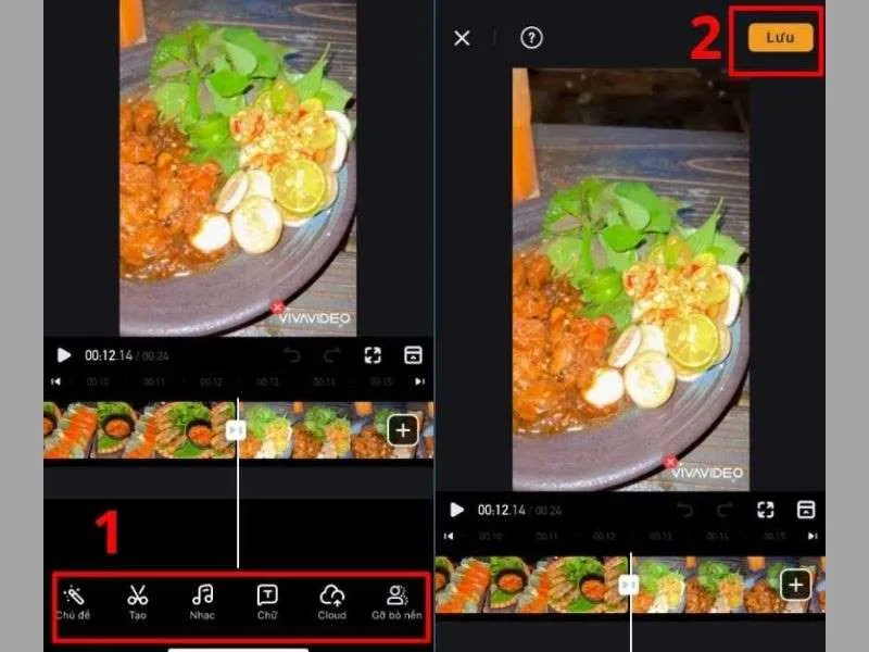 cac buoc ghep video tren iphone