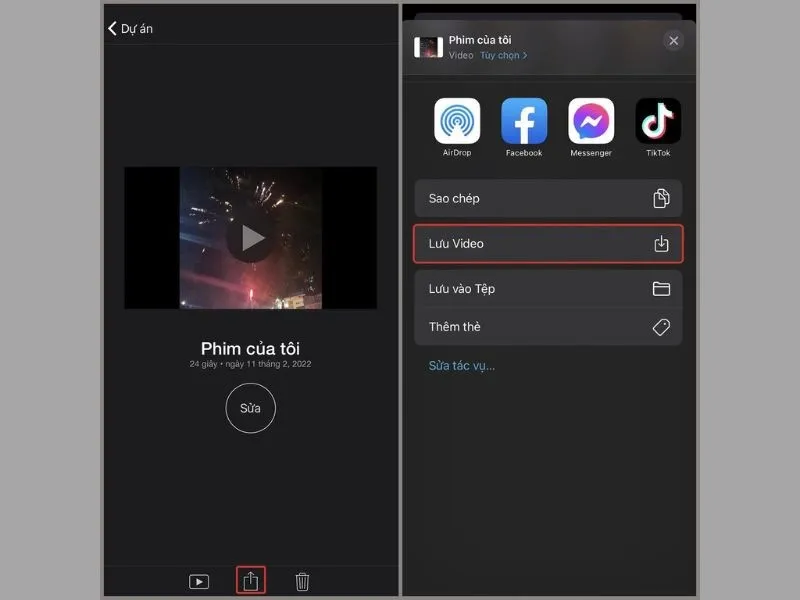 huong dan ghep video tren iphone don gian