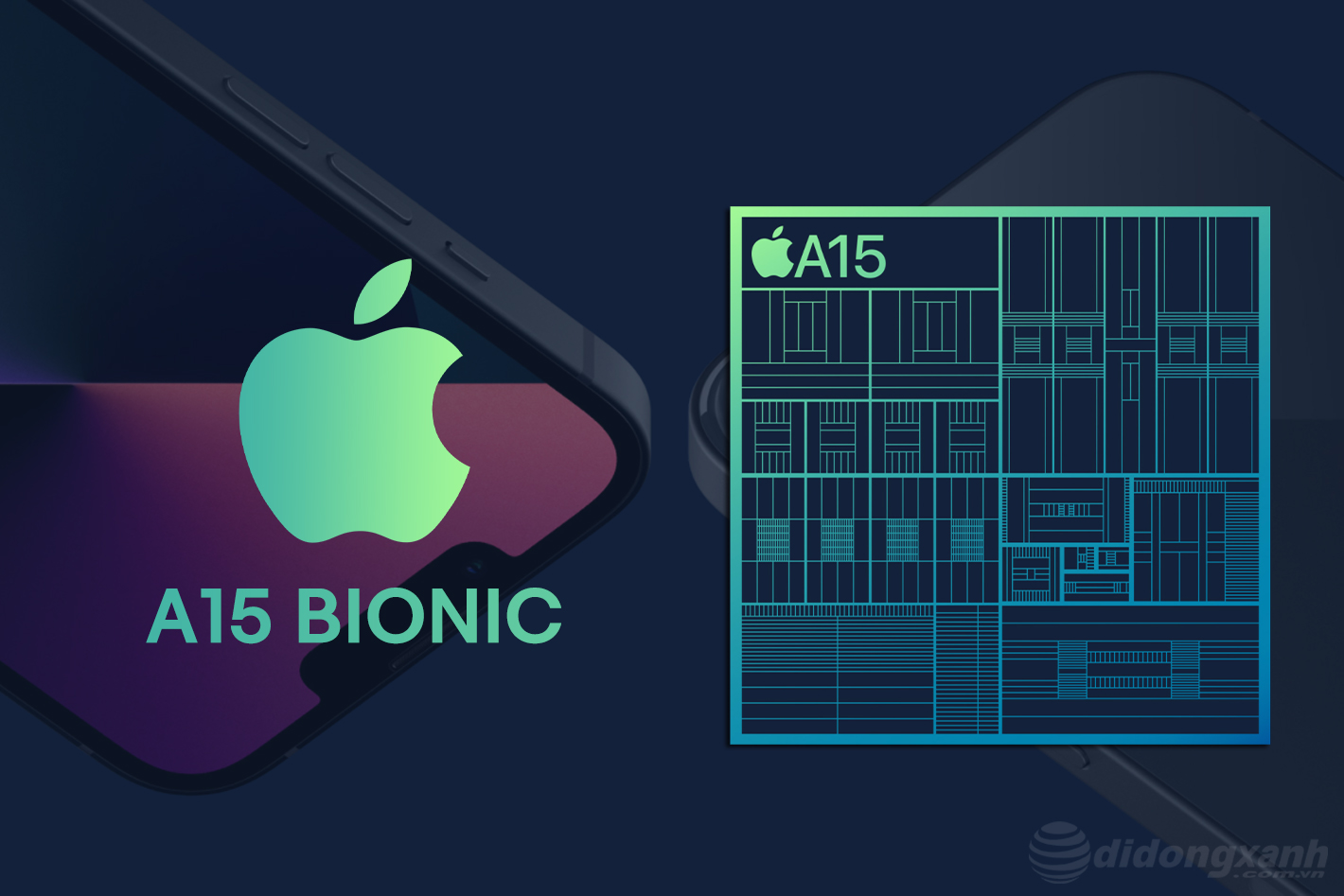 Hiệu năng mạnh mẽ với chip A15 Bionic trên iPhone 13