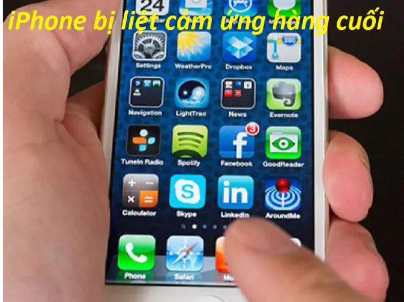 Bị cảm ứng hàng cuối
