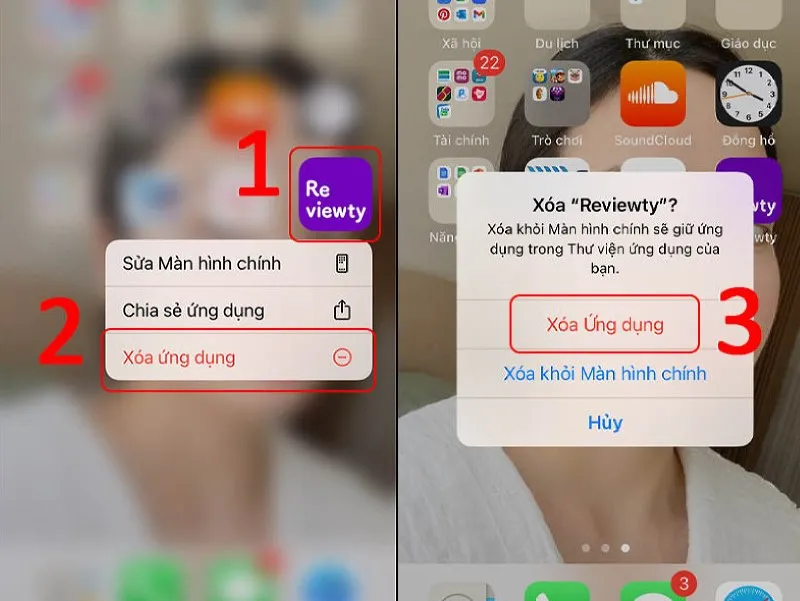 Gỡ các ứng dụng và cài đặt lại