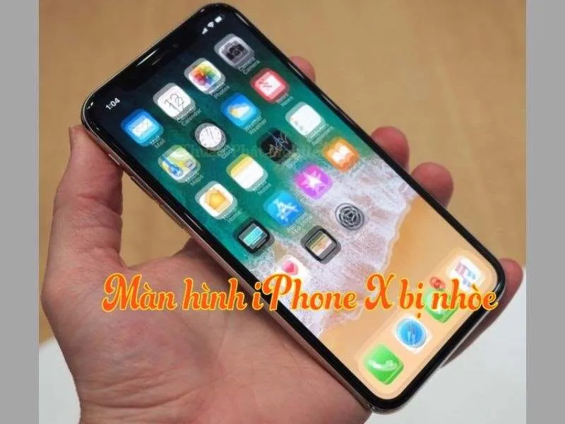 nguyên nhân xuất hiện lỗi màn hình iPhone bị nhòe màu