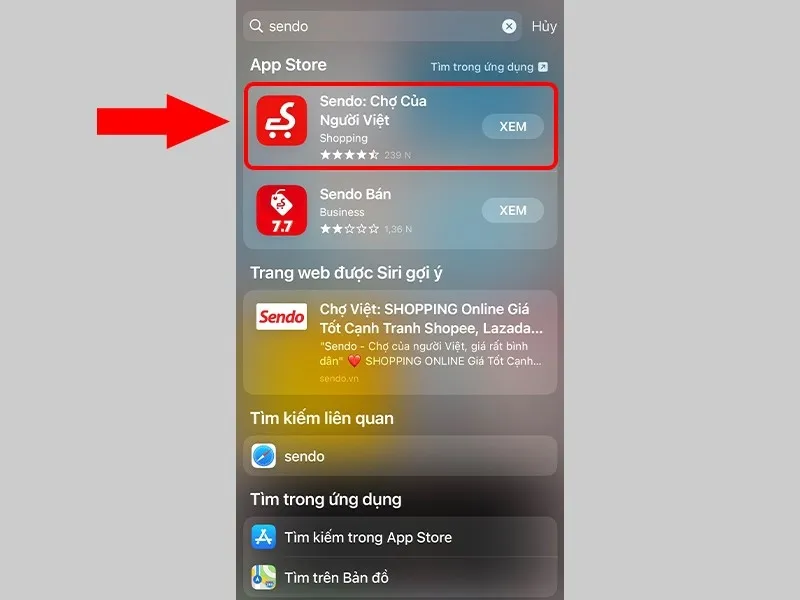 Ứng dụng không còn hiển thị trên thiết bị iPhone