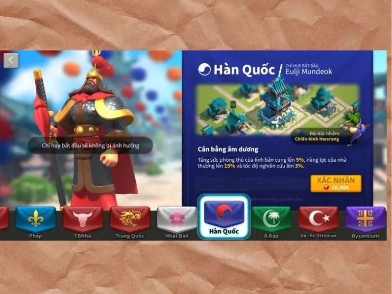 Nền văn minh Hàn quốc, lựa chọn cho giai đoạn sau