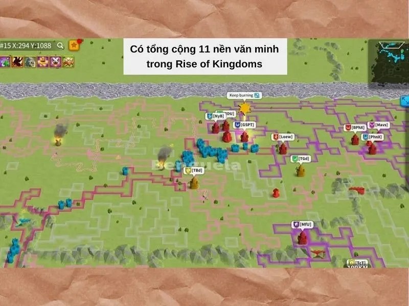 Nên chọn nền văn minh nào trong Rise Of Kingdom