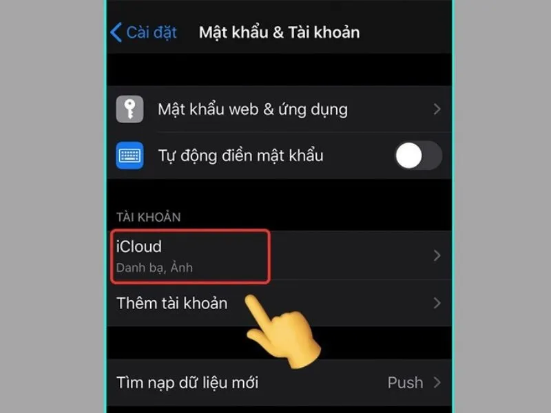 Sao lưu danh bạ iPhone