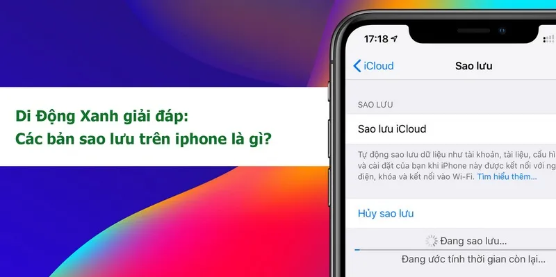 Giải đáp các bản sao lưu trên iPhone là gì?