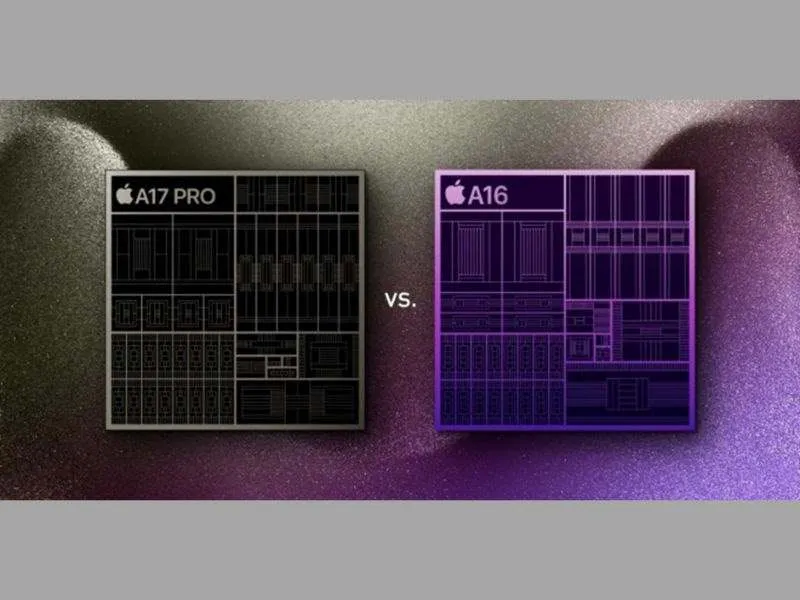 So sánh chip Apple A17 Pro và A16 Bionic
