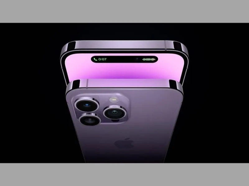 Màu tím nổi bật trong bản màu sắc của iPhone 14 Pro max