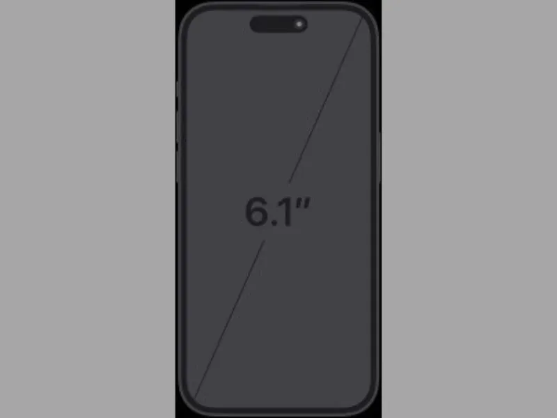 Kích thước màn hình không có sự khác nhau giữa iPhone 14 và 14 Pro
