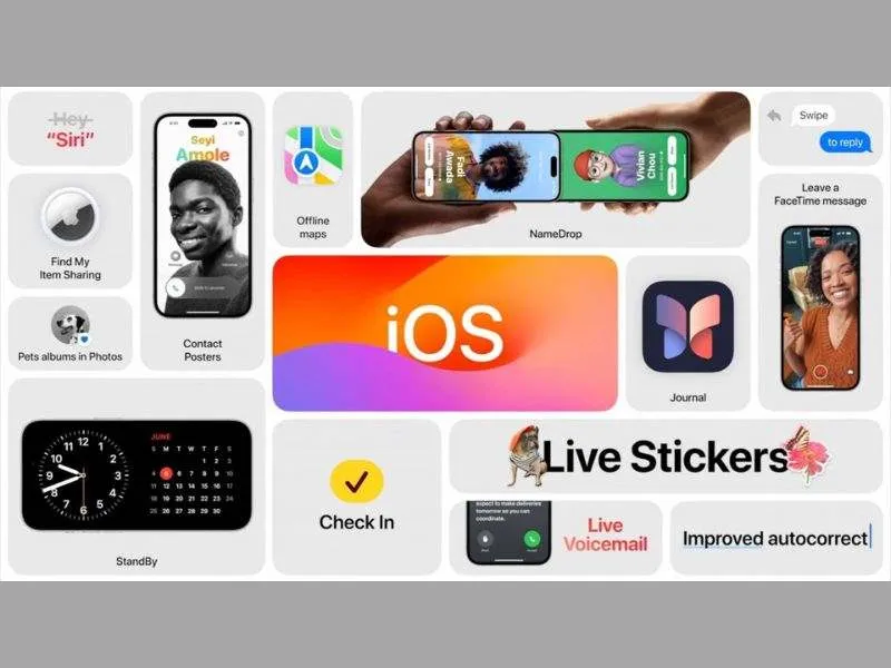 Hệ điều hành iOS 17 mới nhất xuất hiện trên phiên bản iPhone 15 Pro max