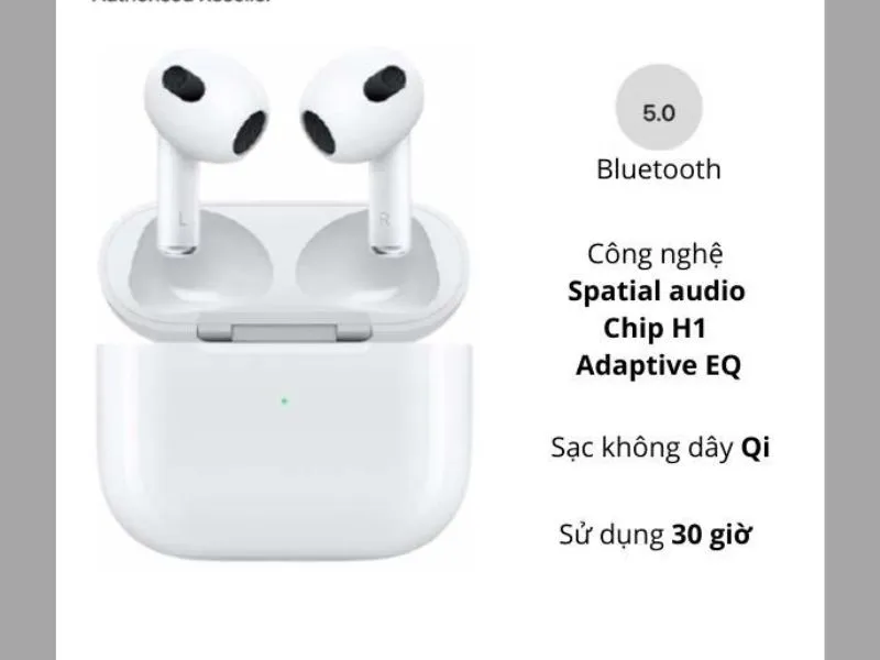 Tai nghe 13 Pro max, phiên bản Airpods 3