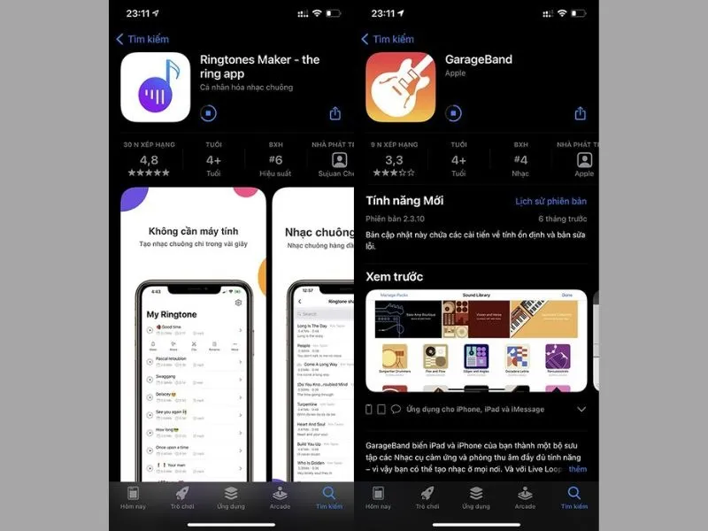 Tải nhạc tiktok làm nhạc chuông trên iPhone bằng ứng dụng