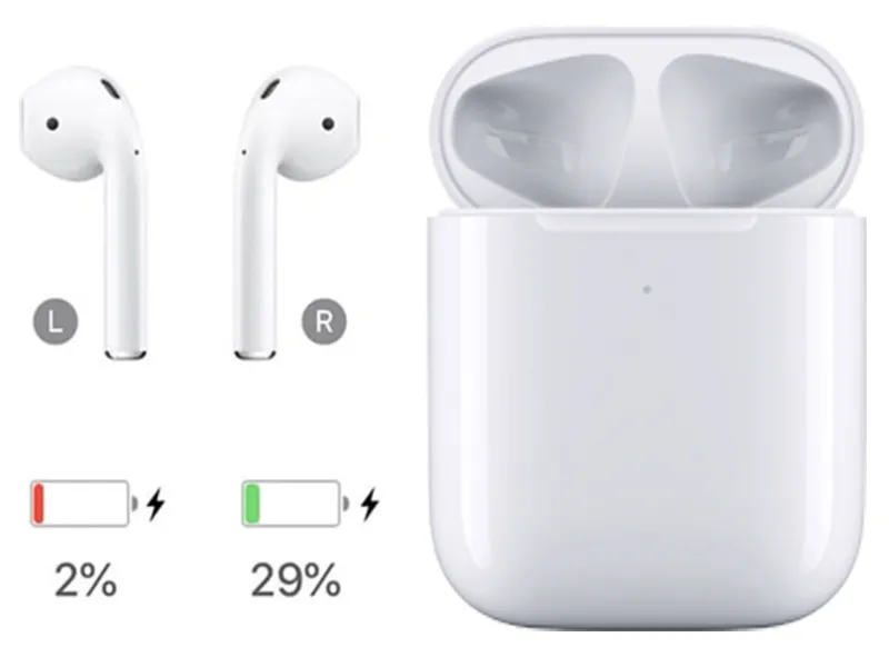 Pin là một trong những lý do tại sao Airpod pro chỉ nghe được 1 bên