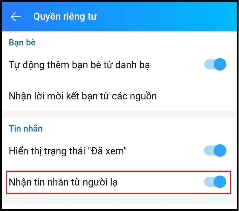 Tại sao Zalo bị cấm nhắn tin cho người lạ? Cách tắt thế nào?