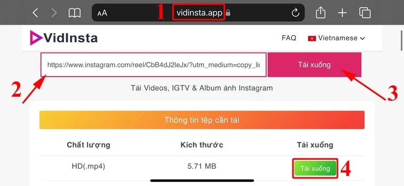 huong dan tai video tren instagram ve iphone