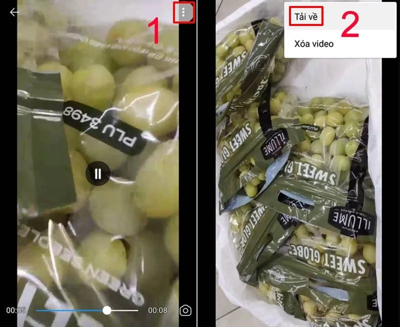 Tải video từ Zalo về iPhone