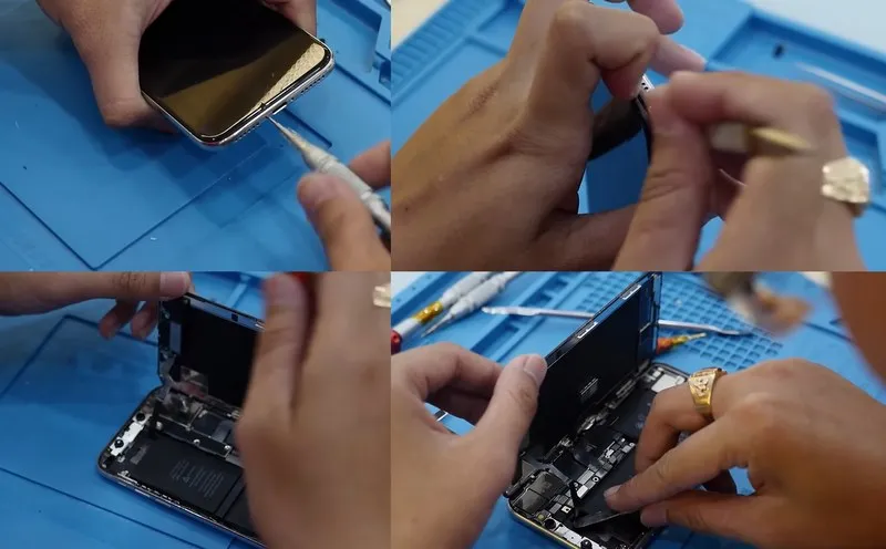 Thay ep kinh iphone xs max gia re da nang