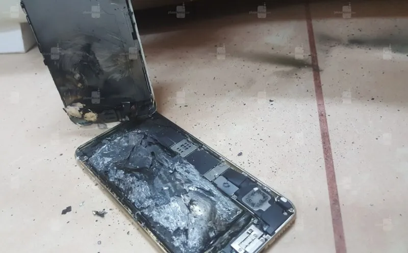 iPhone bị nổ do dùng pin kém chất lượng