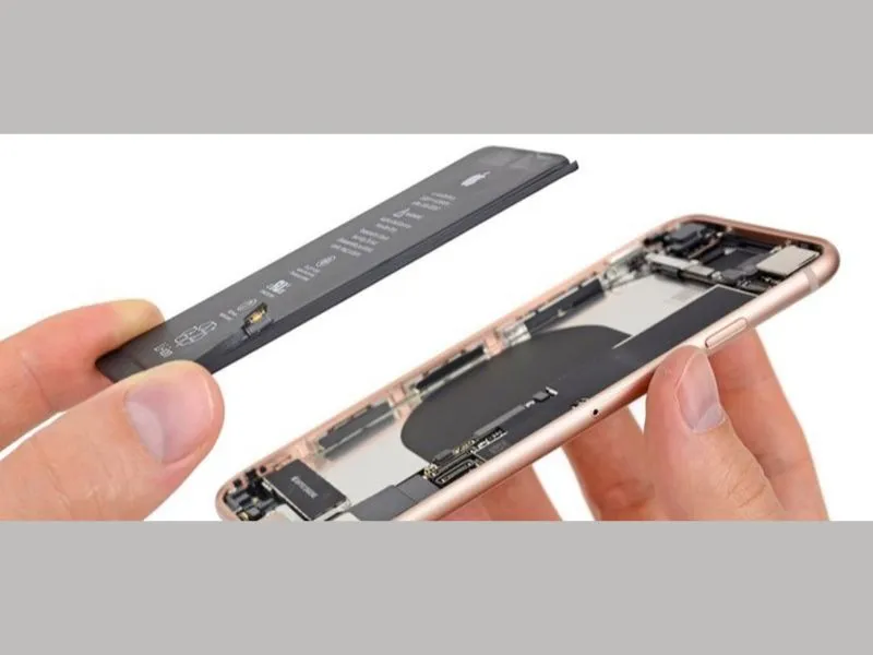 thay pin điện thoại iphone có mất áp suất không