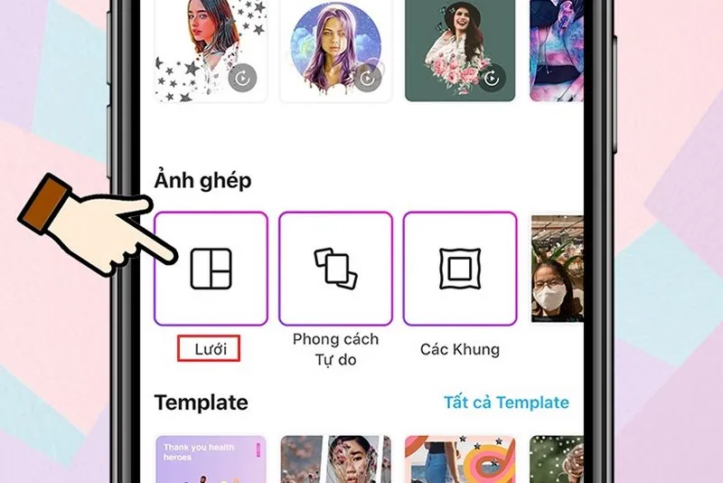 ứng dụng ghép ảnh trên iPhone