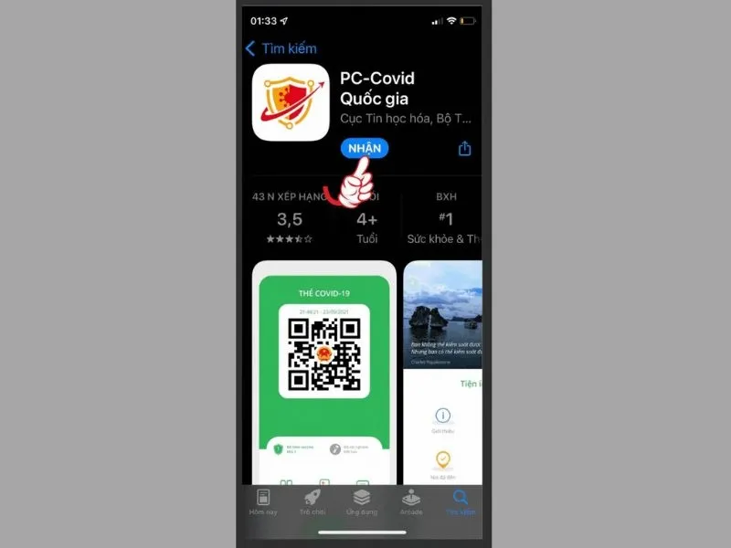 Xác nhận bằng Assistive Touch là gì khi tải ứng dụng