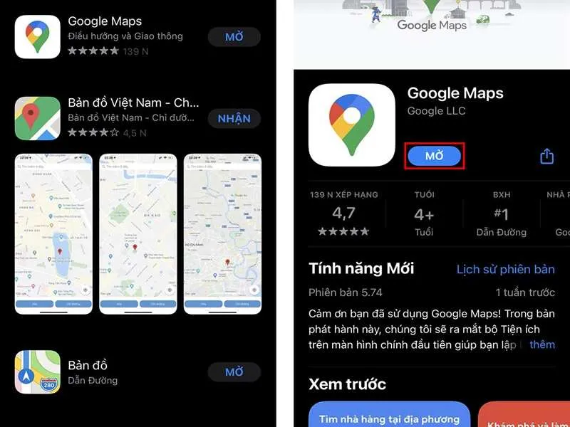 Xóa lịch sử Google Map trên iPhone