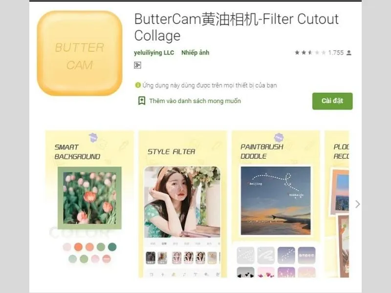Tìm hiểu về App chỉnh ảnh Trung Quốc